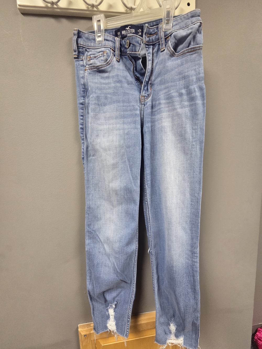 Hollister Light Wash Straight Leg Women's Jeans